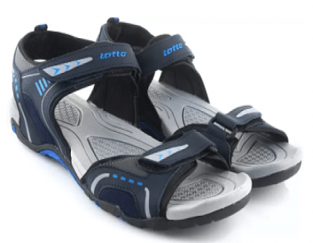 Buy Lotto Men Grey/Blue Sports Sandals at Rs 494 from Flipkart