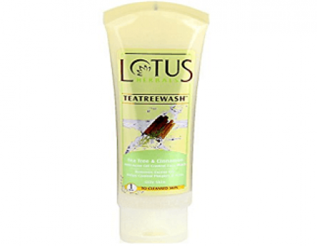 Buy Lotus Herbals Tea tree wash and Anti-Acne Oil Control Face Wash, 80g at 87 from Amazon