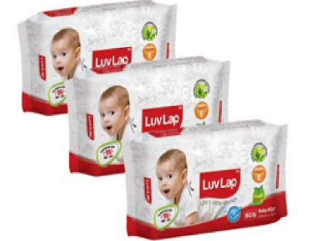 Buy Luvlap Paraben Free Baby Wet Wipes with Aloe Vera at Rs 199 from Amazon