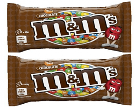 Buy M&Ms Milk Chocolate 45g at Rs 55 from Amazon