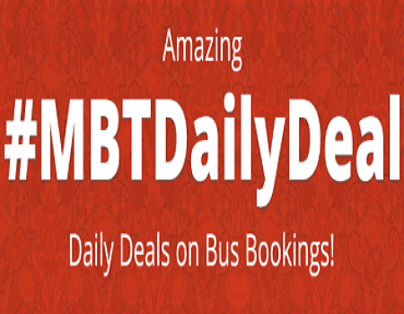 MyBusTickets Coupons & Offers: Get 25% OFF + Extra Rs 200 Back on Online Booking Aug 2017