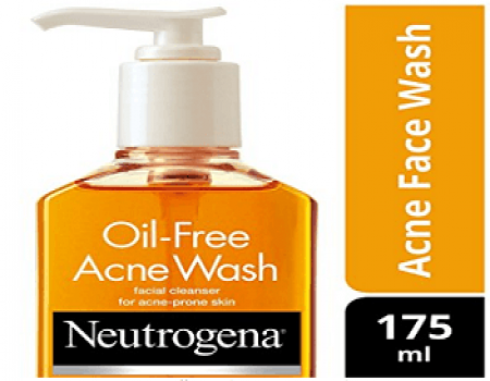 Buy Neutrogena Oil-Free Acne Wash 175ml just at Rs 385 from Amazon