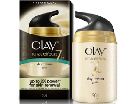 Buy Olay Total Effects 7-in-1 Skin Day Cream Gentle 50g @ Rs 599 on Amazon