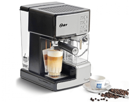 Buy Oster BVSTEM6601S-049 1050-Watt Prima Expresso and Latte Maker at Rs 7,992 from Amazon
