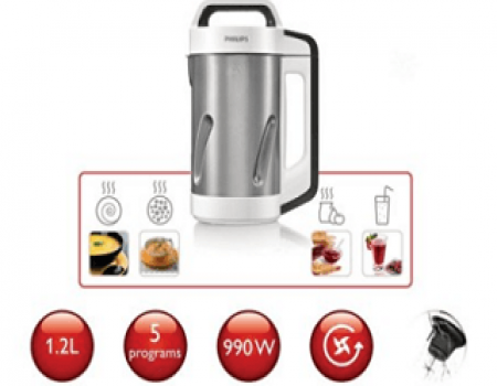 Buy Philips Viva Collection HR2201/81 1.2-Litre Soup Maker at Rs 6,193 from Amazon
