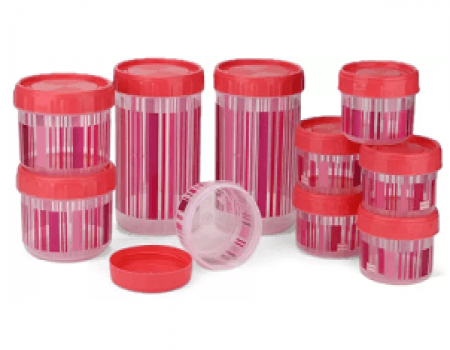 Buy Polyset F-Kart Twisty Plastic Multi-purpose Storage Container Pack of 10 at Rs 199 from Flipkart