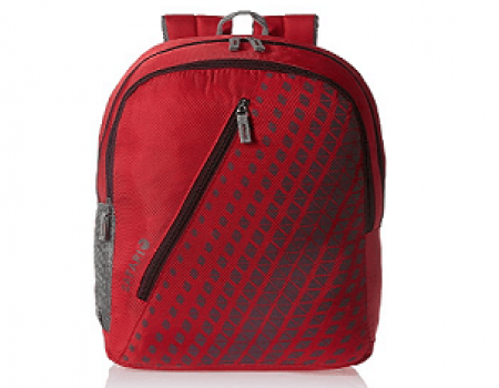 Buy Safari 25 Ltrs Red Casual Backpack at Rs at Rs 640 from Amazon