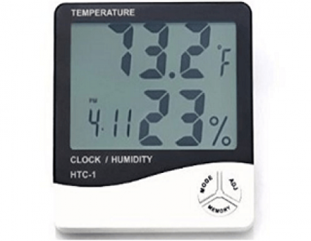 Buy Temperature Humidity Time Display Meter with Alarm Clock at Rs 299 from Amazon