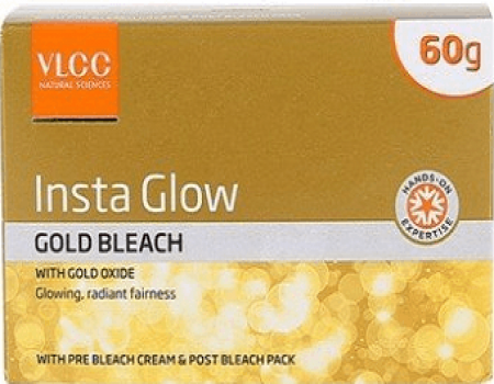 Buy VLCC Insta Glow Gold Bleach, 60gm at Rs 75 from Amazon