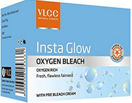 Buy VLCC Insta Glow Oxygen Bleach, 51.4gm at Rs 90 from Amazon
