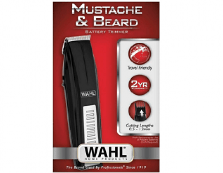 Buy Wahl Moustache & Beard battery Trimmer 05537 at Rs 329 from Amazon
