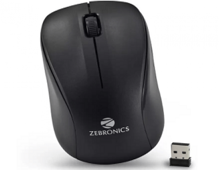 Buy Zebronics Ride Wireless Optical Mouse at Rs 359 from Flipkart
