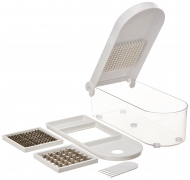 Buy Ganesh Vegetable & Fruit Chopper Cutter With Chop Blade & Cleaning Tool at Rs 385 Only