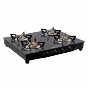 Buy Lifelong Glass Top Gas Stove, 4 Burner Gas Stove, Black from Amazon just at Rs 2,799 only