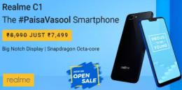 Buy Realme C1 Republic Day Sale Flipkart Price @Rs 6999: Buy In Open Sale, Specifications & Buy Online From Flipkart