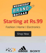 Shopclues Wednesday Brand Bazaar Sale: Get Products starting just at Rs 99, Get Rs 200 OFF on Shopping worth Rs 500 on all Prepaid Orders