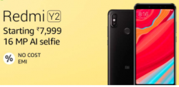 Buy Redmi Y2 (Gold, 4GB RAM, 64GB Storage) Amazon Price at Rs 7,999, Extra 10% Instant Discount Via SBI Card 