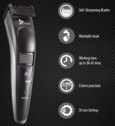 Buy Syska UltraTrim HT800 Cordless Trimmer for Men (Black, Grey) at Rs 835 from Flipkart