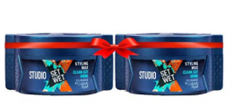 Buy Set Wet Studio X Clean Cut Shine Hair Styling Wax For Men, 70g (Pack of 2) at Rs 249 from Flipkart