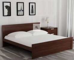 Pepperfry Furniture Loot Offer:- Get Flat Upto 71% OFF on Dazzle King Bed in Walnut Finish by HomeTown