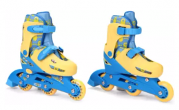 Buy Minion 2IN1 INLINE ADJUSTABLE ROLLER SKATE EXTRA SMALL SIZE (Blue, Yellow) at Rs 675 only from Flipkart