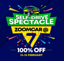 Zoomcar Coupons and Offers: Flat 50% Instant Discount + Flat 50% Cashback on Zoomcar Bookings, extra cashback Via Card and wallet Payments