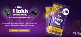 Jio Cadbury Offer: Play Games and Win Talktime, Samsung Mobiles, Laptop and Upto Rs 1 Lakh cash