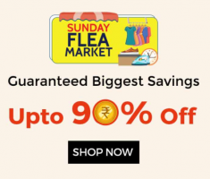 Upto 90% OFF in Shopclues Sunday Flea Market Offers- November 2021, Extra Cashback