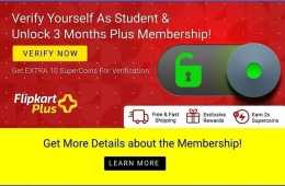 Flipkart Student Club Free Membership Offers: Get Rs 750 OFF + Free 3 Months Flipkart Plus Membership