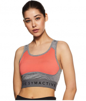 Buy Amazon Brand- Symactive Women's Full Cup Sports Bra upto 80% OFF from Amazon