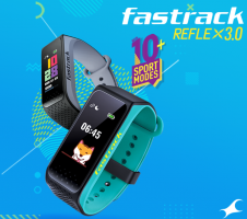 Buy Fastrack REFLEX 3.0 Unisex, Full touch Screen with Heart rate monitor Dual Toned Activity Tracker at Rs 1795 only
