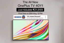 Buy OnePlus Y Series 40Y1 (40 inch) Full HD LED Smart Android TV (40FA1A00) at Rs 21,999- Extra HDFC Bank Discount