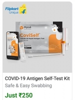 Buy Mylab CoviSelf COVID-19 Rapid Antigen Self Test Kit Online at Rs 149 from Amazon