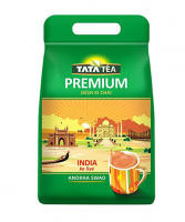 Buy Tata Tea Premium-1500 g with Tulsi, Cardamom, Ginger Flavour at Rs 493 from Amazon