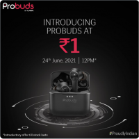 Buy Lava Probuds Rs 1 Flash Sale Offer: Buy Lava Probuds Earbuds at Rs 1 only From Flipkart, Amazon & Lava website On 24th June @12PM