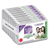 Buy BOROPLUS Antiseptic + Moisturizing Soap- Neem, Tulsi & Aloe Vera (Pack of 6) at Rs 160 from Amazon