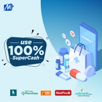 Mobikiwk Medicine Order Supercash Offers- Use 100% SuperCash Upto Rs 100 on Medicine Orders at Medical Stores