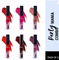 Buy BLUE HEAVEN Hyperstay Liquid Matte Lipstick- Party Mania, Set of 6 at Rs 373 from Flipkart