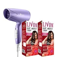 Buy Livon Hair Protect Serum, 100 ml (Pack of 2) with Syska Hair Dryer at Rs 765 from Amazon