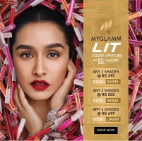 Myglamm Liquid Matt Lipstick Discount Offers- Buy Any 2 Lipstick Shades at Rs 395- Myglamm Lipstick Survey
