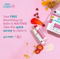 BabyChakra Lip Balm Free Sample Offers: Complete Survey and get 2 Organic Lip Balm Duo worth Rs 399 for Free